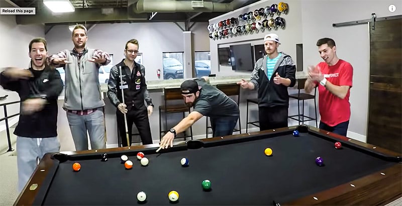 Incredible Pool Trick Shots With Pool Trick Shot Legend Florian Venom Kohler 